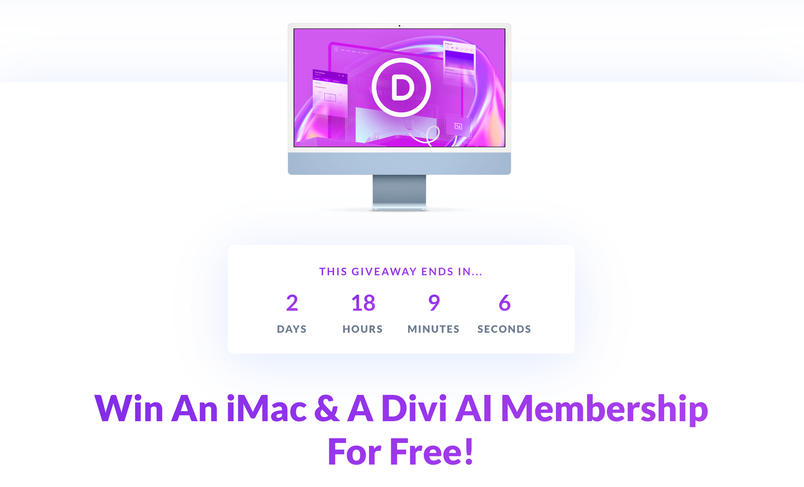 Win an iMac on Black Friday