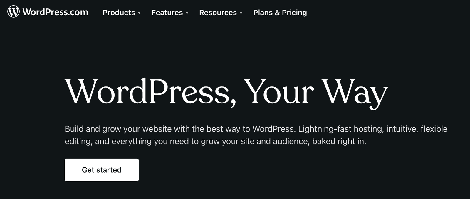 WordPress.com Homepage
