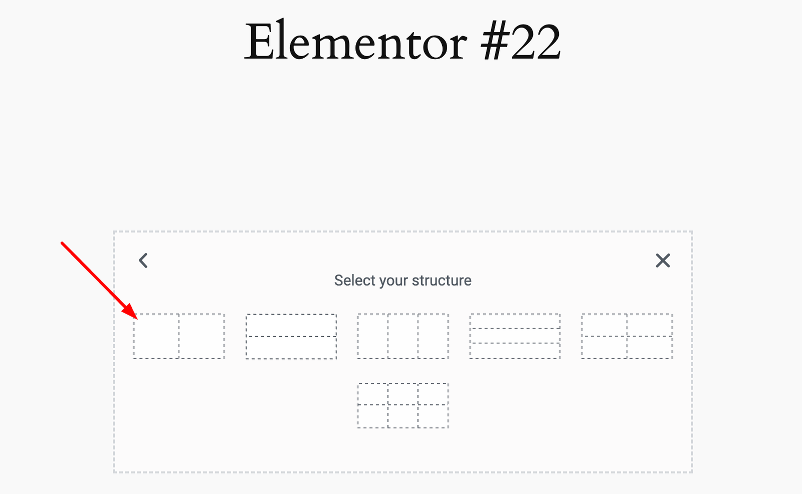 Add a new block on Elementor